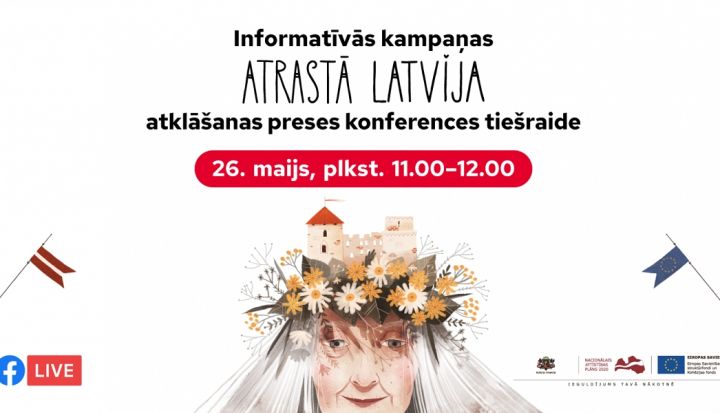 Kultūras ministrija atklās informatīvo kampaņu "Atrastā Latvija"