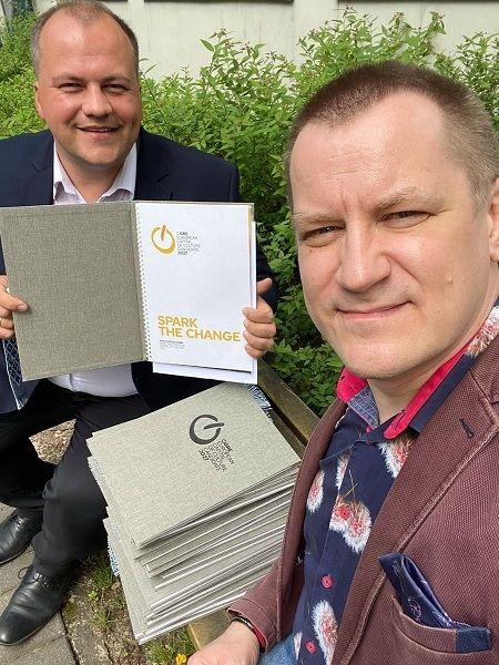 Laikraksta "Ogres Vēstis Visiem" 22.jūnija numurā: