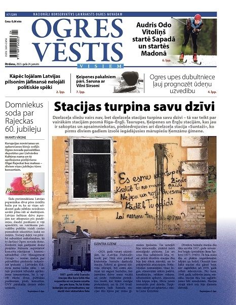 Laikraksta "Ogres Vēstis Visiem" 24. janvāra numurā