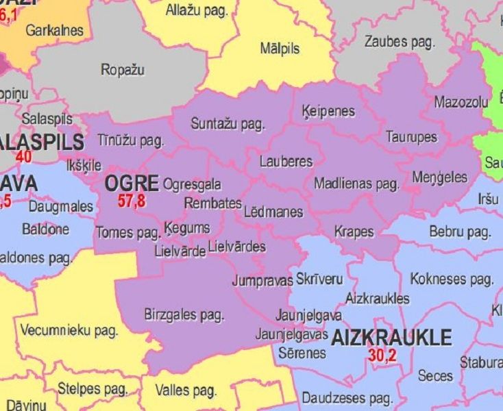 Laikraksta "Ogres Vēstis Visiem" 6.jūlija numurā: