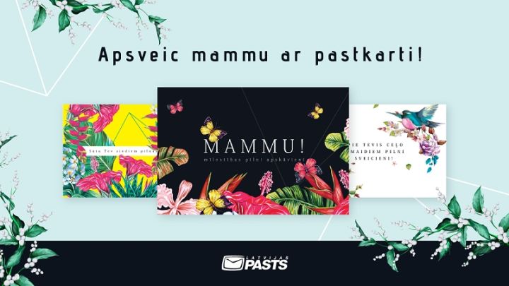 Latvijas Pasts atsāk daudzu sekotāju iemīļoto Mātes dienas pastkaršu sūtīšanas akciju sociālajos tīklos