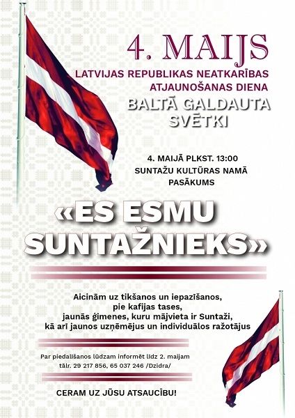 Latvijas Republikas Neatkarības atjaunošanas diena Suntažos