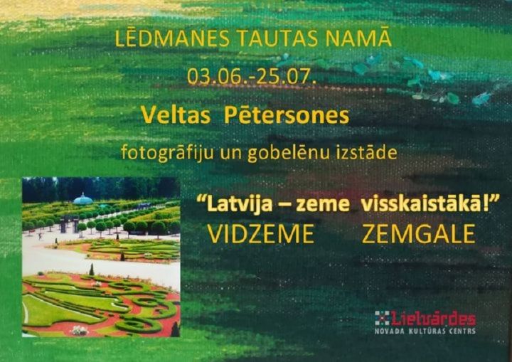 Lēdmanes tautas namā izstāde