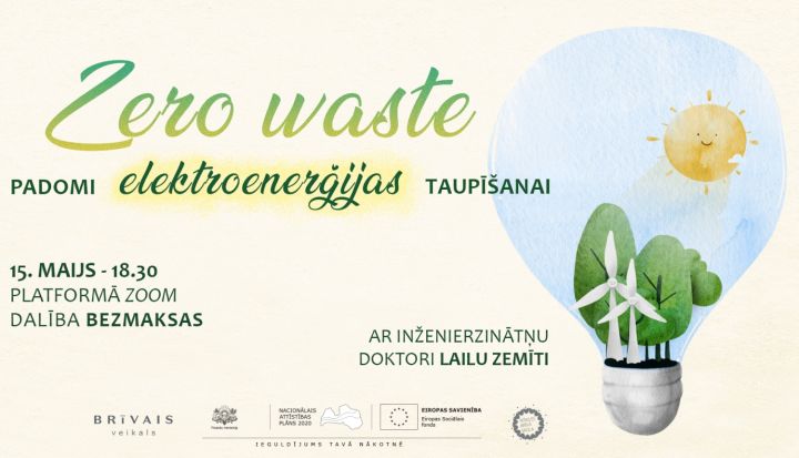 Lekcija par elektroenerģijas ietaupīšanu tiešsaistē