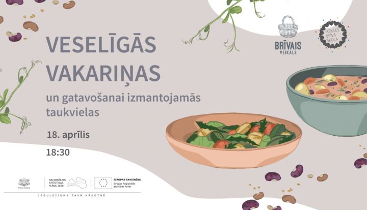 Lekcija "Veselīgas vakariņas un gatavošanai izmantojamās taukvielas" tiešsaistē