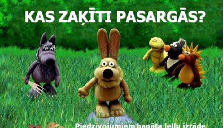 Leļļu izrāde bērniem KAS ZAĶĪTI PASARGĀS? Suntažos