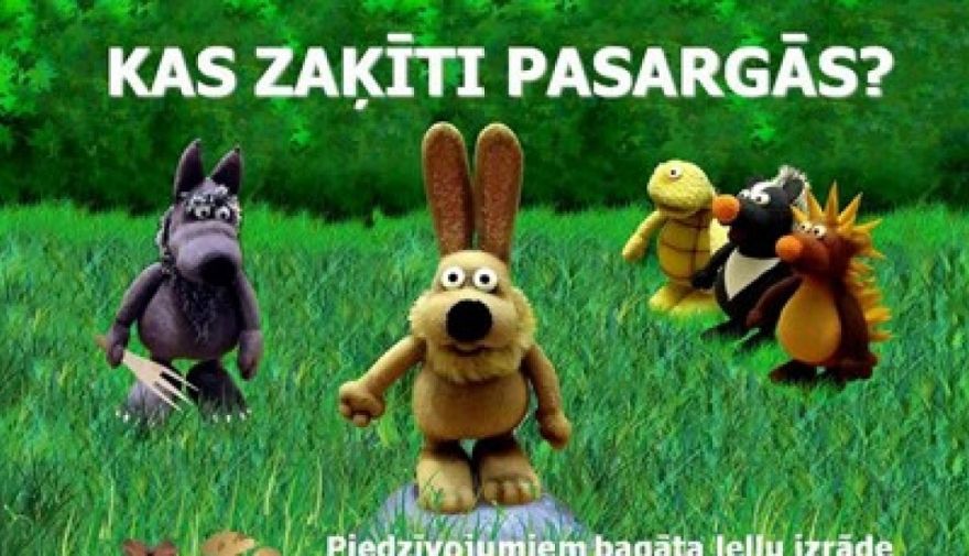 Leļļu izrāde bērniem KAS ZAĶĪTI PASARGĀS? Suntažos