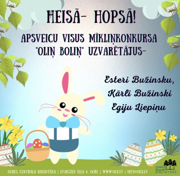 Lieldienu mīkliņkonkurss mazajiem noslēdzies