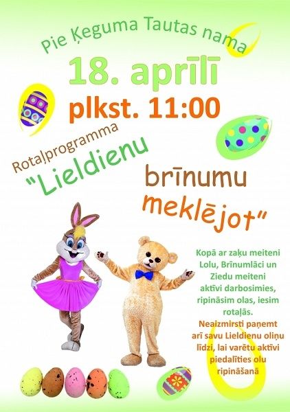 Lieldienu pasākums Ķegumā