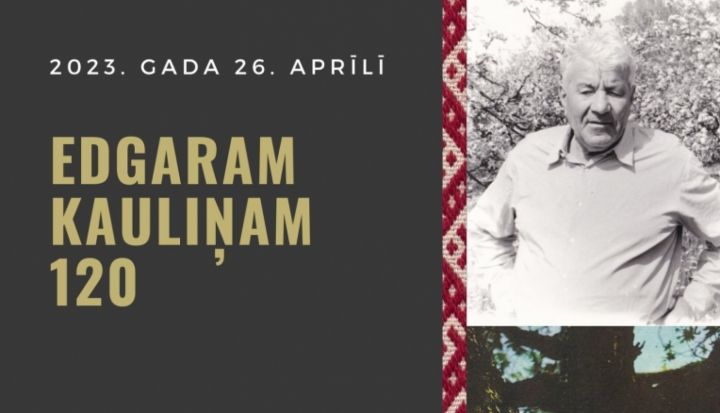 Lielvārdē atklāj pieminekli Edgaram Kauliņam