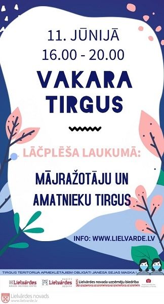 Lielvārdē notiks Vakara gadatirgus