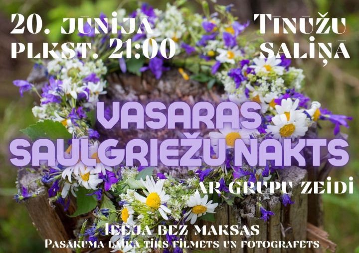 Līgo pasākumi Tīnūžos