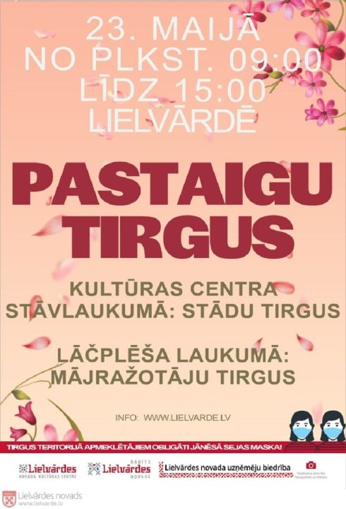 LNKC aicina pieteikt savu dalību Pavasara Pastaigu tirgū