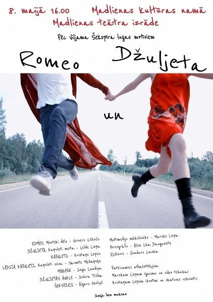Madlienas teātra izrāde "Romeo un Džuljeta" Madlienā