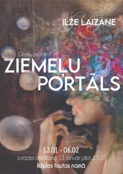 Mākslinieces Ilzes Laizānes gleznu izstāde “Ziemeļu portāls”