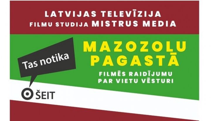 Mazozolu pagastā filmē raidījumu "Tas notika šeit"