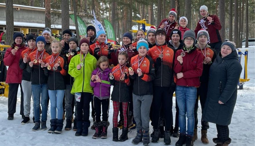 Medaļu birums Latvijas čempionātā orientēšanās ar slēpēm