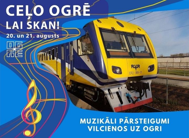 Muzikāli pārsteigumi vilcienos uz Ogri