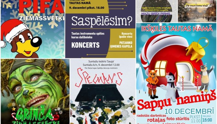 Nedēļas nogales pasākumi Ogres novadā