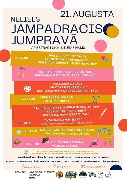 Neliels Jampadracis Jumpravā 21. augustā!