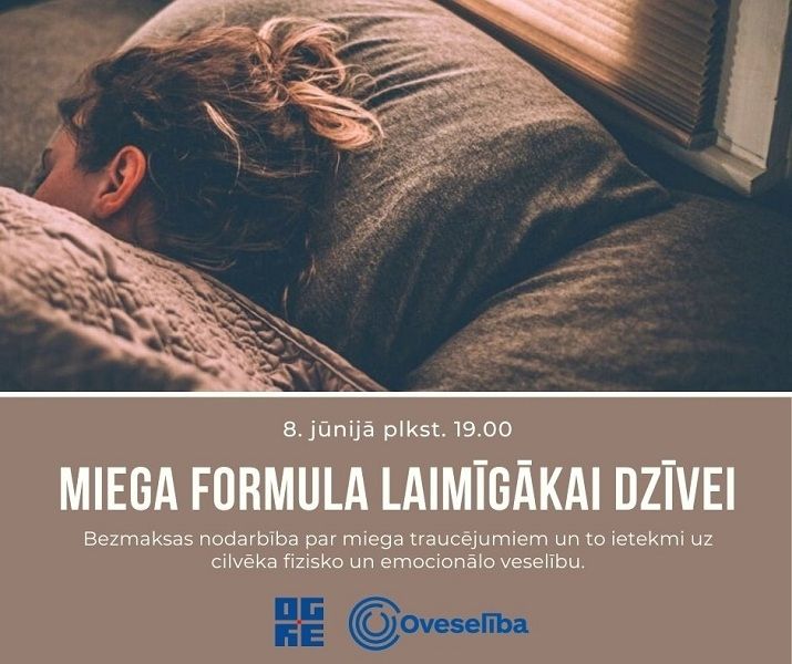 Nodarbība par miega ietekmi uz veselību un labsajūtu