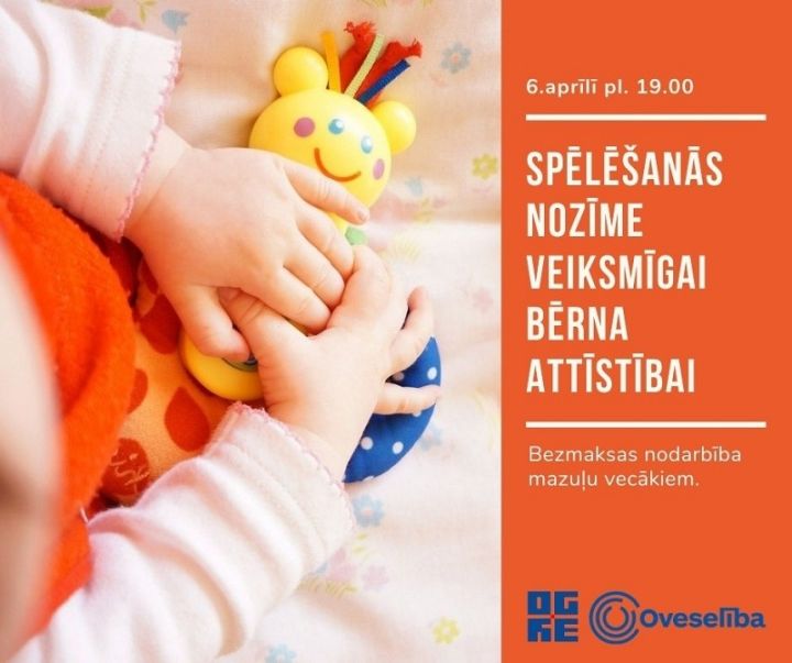 Nodarbība par spēlēšanās ietekmi uz bērna attīstību