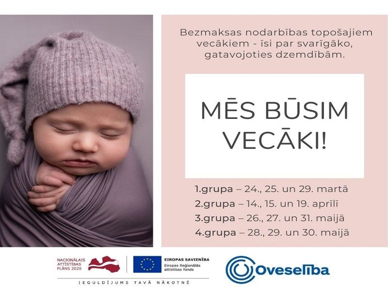 Nodarbības topošajiem vecākiem