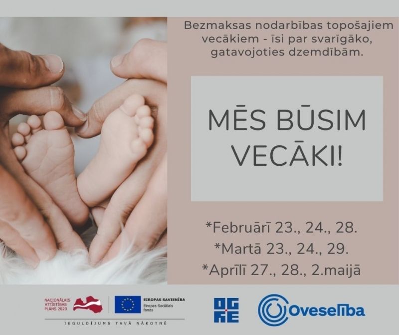 Nodarbību cikls "Mēs būsim vecāki"