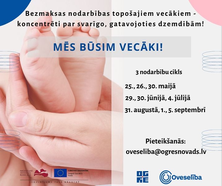 Nodarbību cikls "Mēs būsim vecāki"