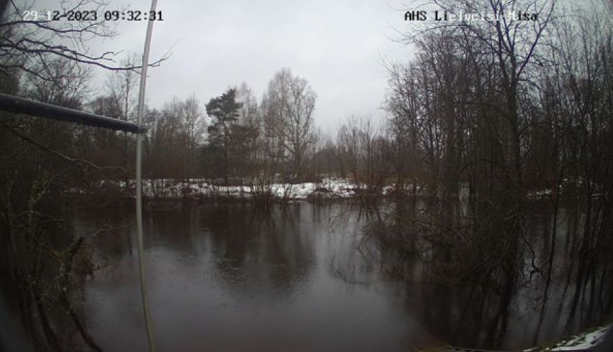 Nokrišņu ietekmē upēs paaugstināsies ūdenslīmenis