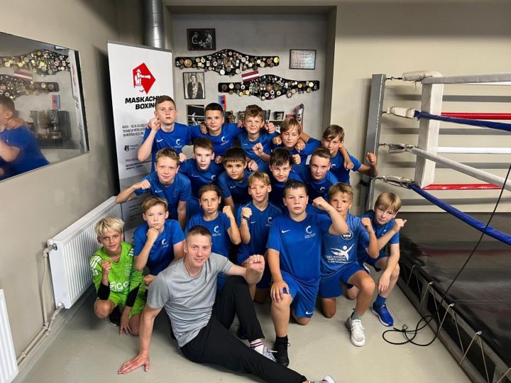 Nometņu nedēļa Ogres novada sporta centra futbolistiem
