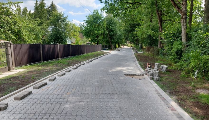 Noslēgumam tuvojas Saules prospekta, Ogrē pārbūve