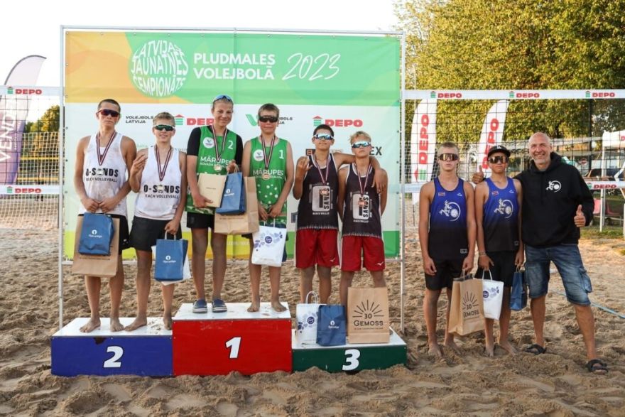Ogrē aizvadīts Latvijas čempionāts pludmales volejbolā