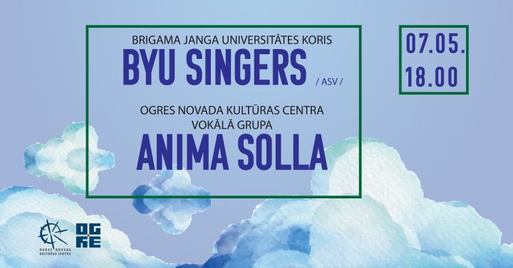 Ogrē koncertēs Brigama Janga universitātes koris BYU SINGERS no ASV