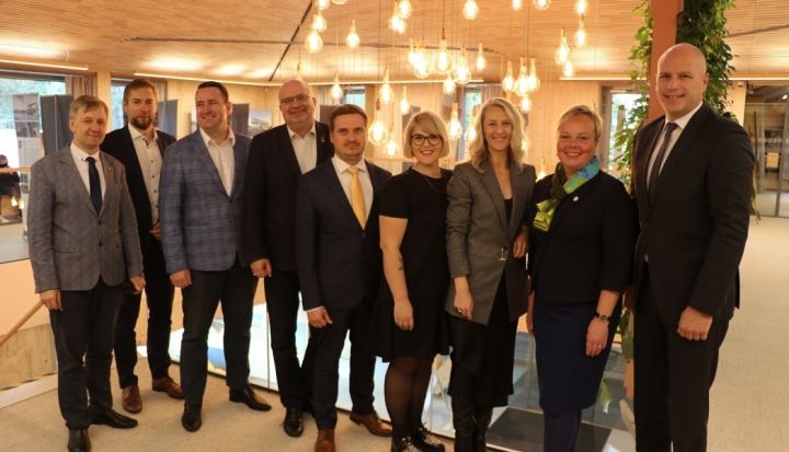 Ogre uzņem Vidzemes plānošanas reģiona pašvaldību pārstāvjus