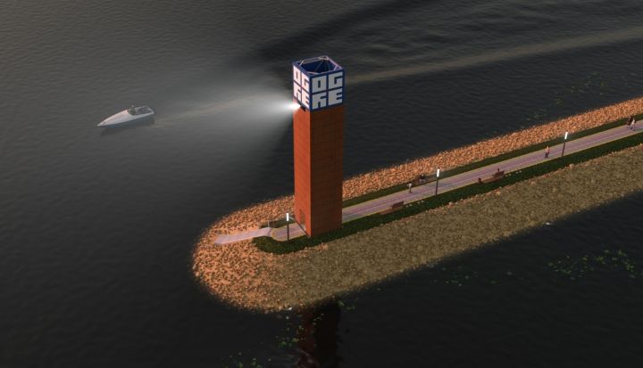 Ogrē uzsākta jauna vides dizaina objekta būvniecība – top bāka uz mola