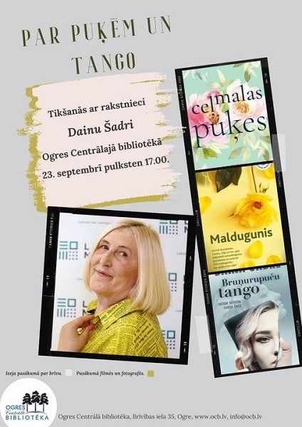 Ogres Centrālā bibliotēka aicina uz tikšanos