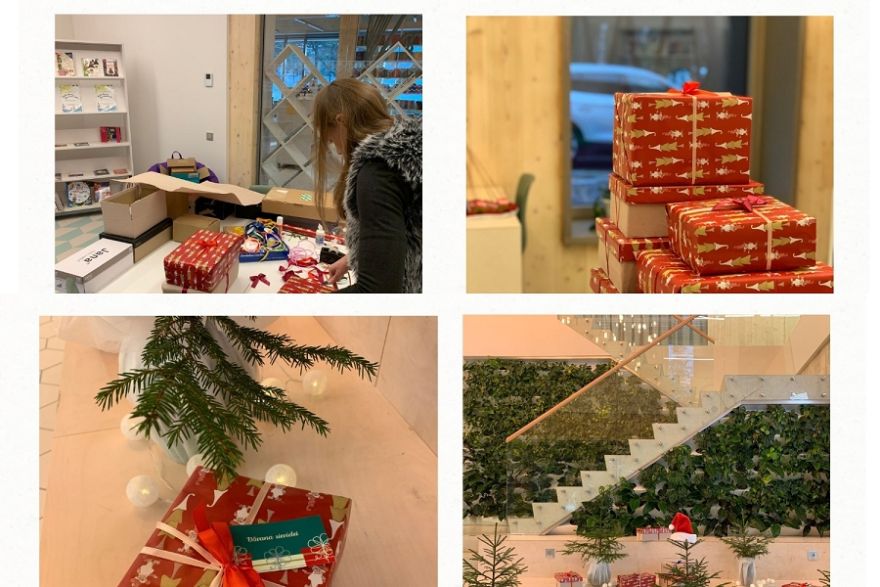 Ogres Centrālā bibliotēka piedalās labdarības akcijā SHOE BOX 2021