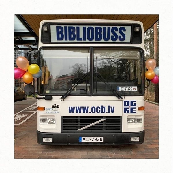 Ogres Centrālās bibliotēkas mobilās filiālbibliotēkas pakalpojumam – 25