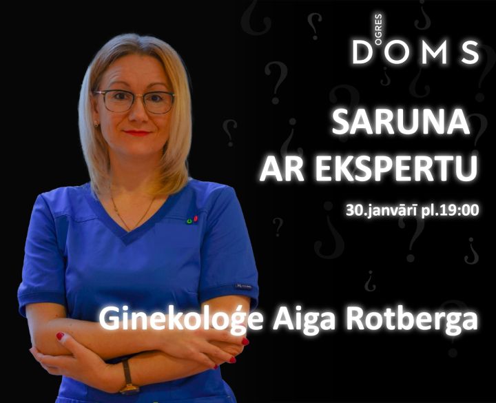 Ogres DOMS podkāstā viesosies ginekoloģe Aiga Rotberga