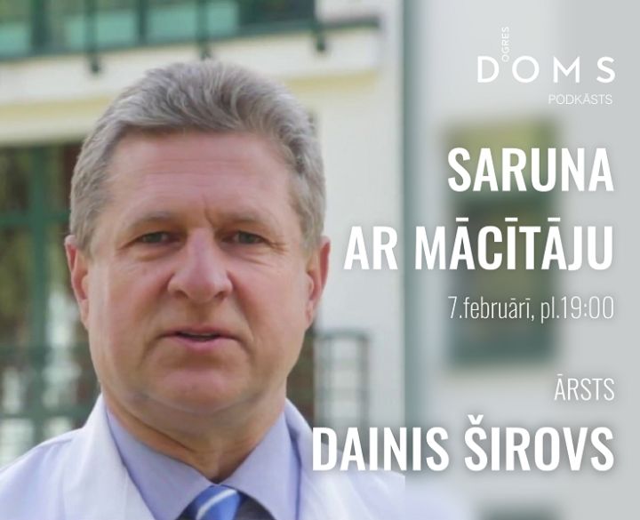 Ogres DOMS raidierakstā viesojas Ogres rajona slimnīcas vadītājs Dainis Širovs