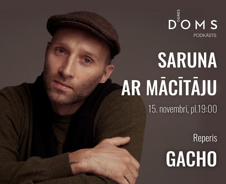 Ogres DOMS raidierakstā viesojas reperis Gacho