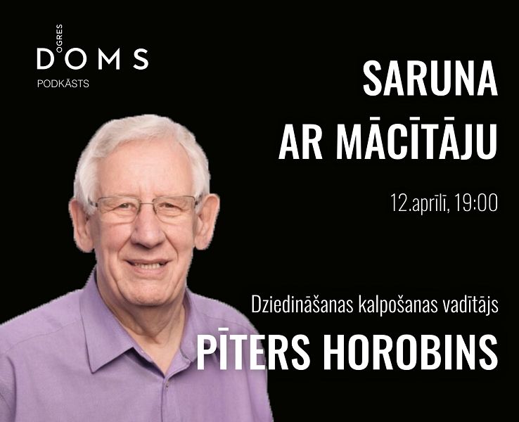 Ogres DOMS viesojas pie dziedināšanas kalpošanas vadītāja Pītera Horobina