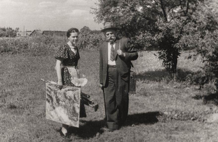 Ogres muzejā saruna par Vilhelma Purvīša apvārsni dzīvē un glezniecībā