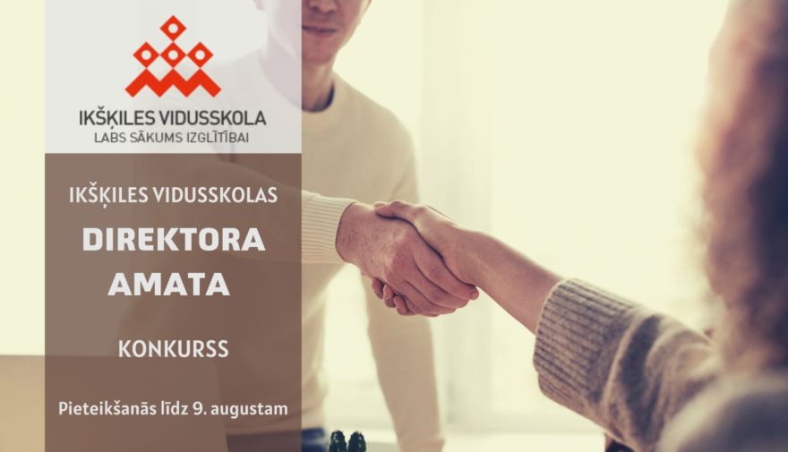 Ogres novada pašvaldība aicina darbā Ikšķiles vidusskolas direktoru