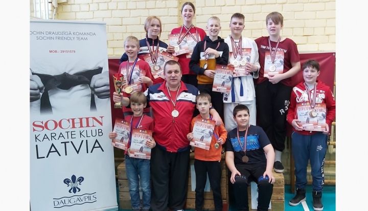 Ogres novada sportistu panākumi karatē turnīros