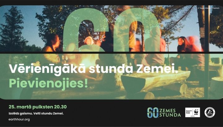 Ogres novads piedalās akcijā Zemes stunda!