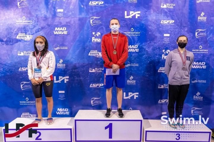 Ogres peldētajiem medaļas starptautiskās sacensībās