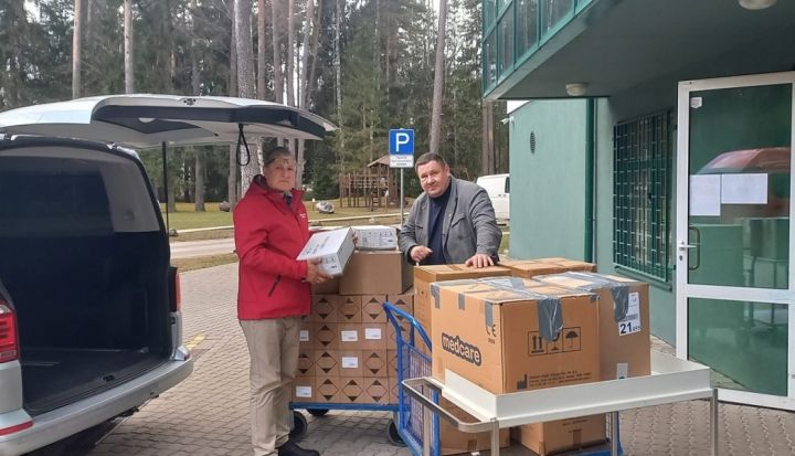 Ogres rajona slimnīcas sūtījums nonācis Černihivas slimnīcā