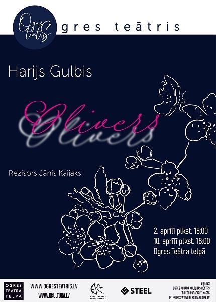 Ogres teātrī pirmizrāde Harija Gulbja lugas "Olivers" iestudējumam